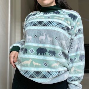 Soft Green Holiday Sweater